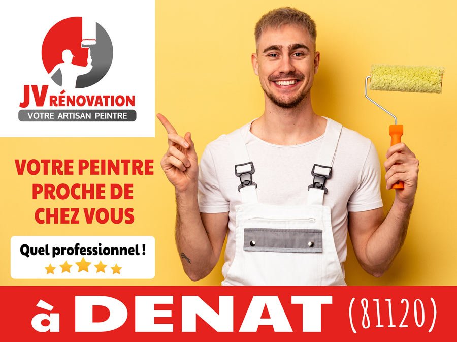 Artisan peintre Denat 81120 chez JV RÉNOVATION