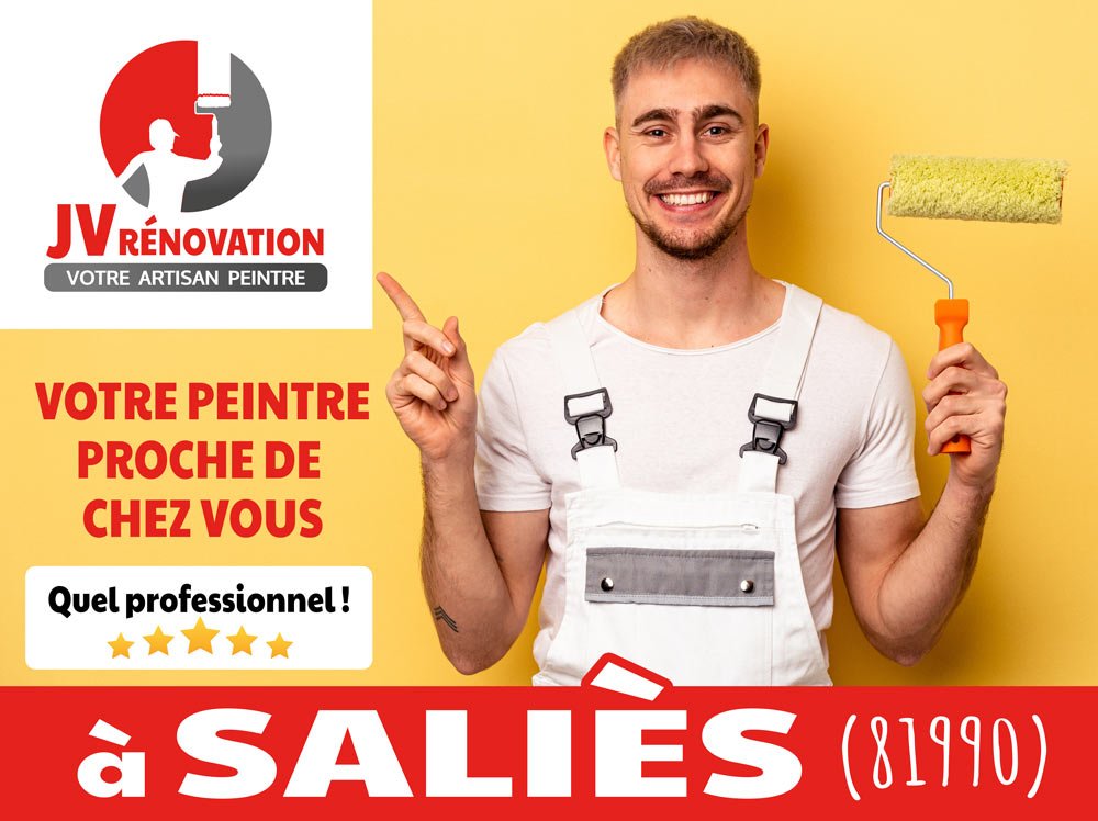Artisan peintre Saliès 81990 chez JV RÉNOVATION